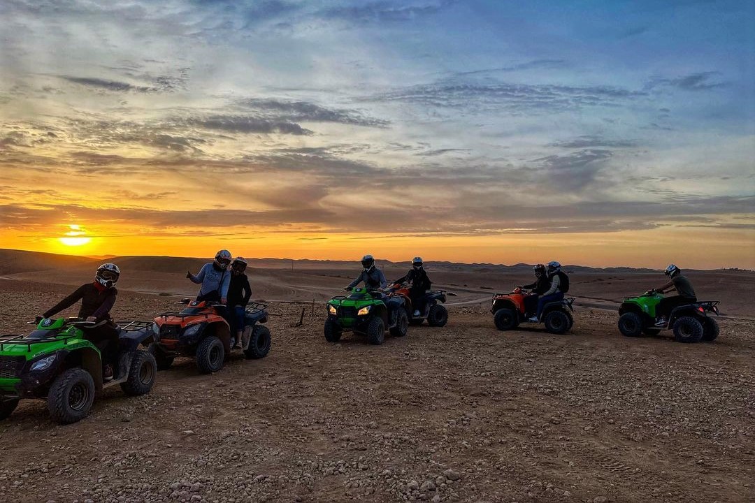 Agafay desert tour with Camel ride & Quad biking