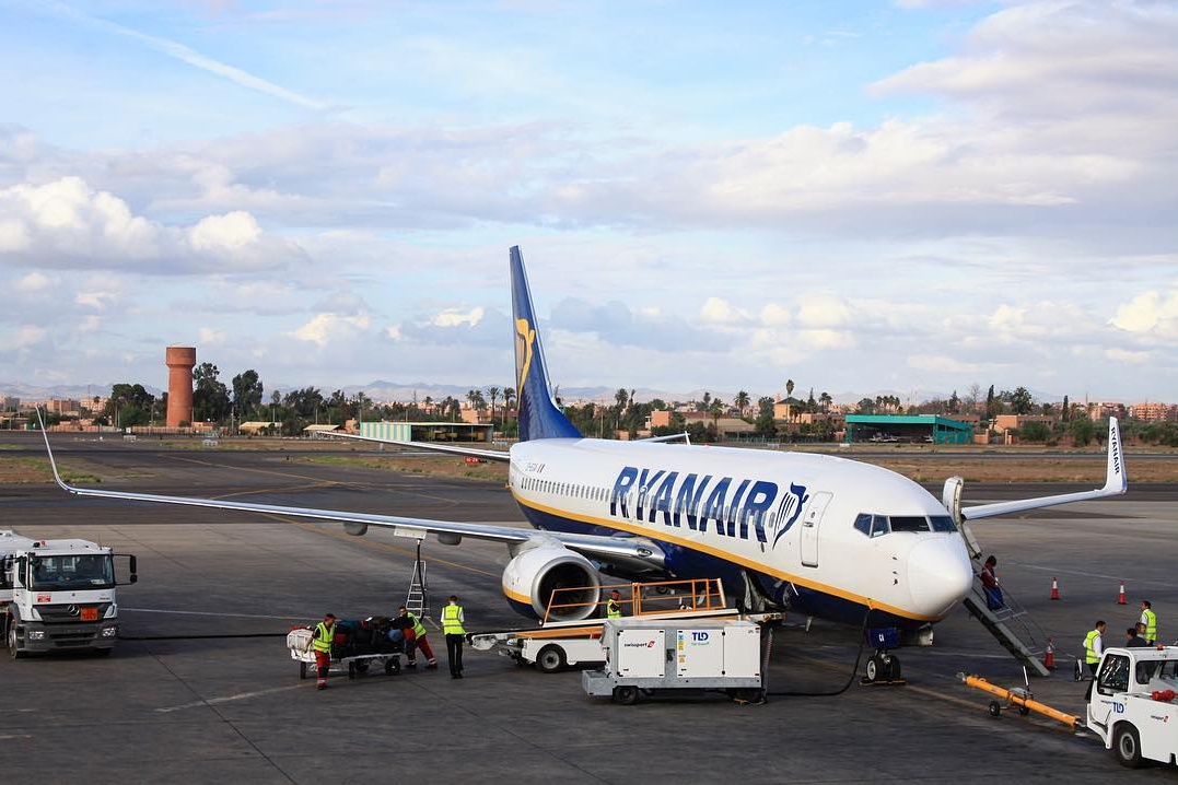 Ryanair's first domestic flights launch from Marrakech Airport