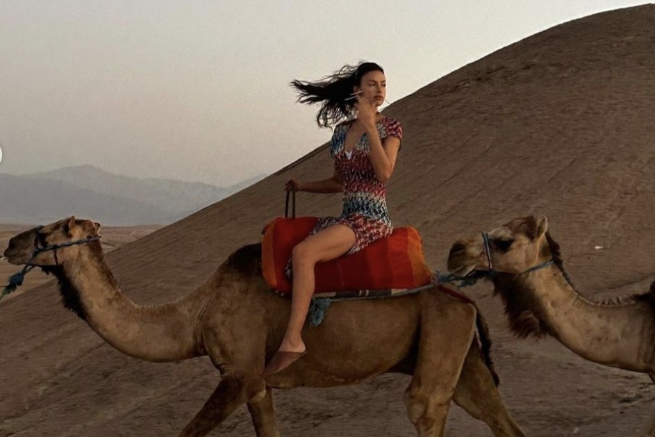 Irina Shayk chooses to spend her vacation in Marrakesh
